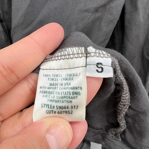 Bella Dahl Tencel Button Down with Ruffled Sleeves Size Small - Picture 3 of 5